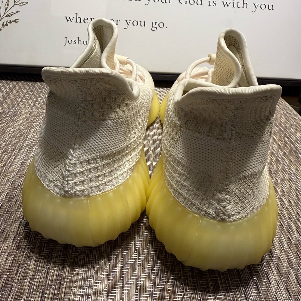 Adidas Yeezys Cream and Yellow Sneakers Men SZ 11.  Box9 - Picture 4 of 7